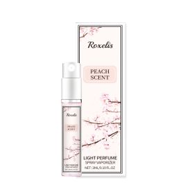 Roxelis Peach Perfume Spray Fresh Fruit Lasting Fragrance Light Elegant Fresh Fruit Fragrance Charm Perfume Spray