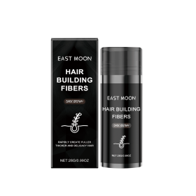 East Moon Dark Brown Hair Fiber Powder For Lazy People Embellished Forehead Fill Bangs Hair Fiber Powder