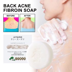 Jaysuing Back Anti-Acne Silk Soap, Body Cleanser Acne Pimple Beauty Back Moisturizing Bath Soap