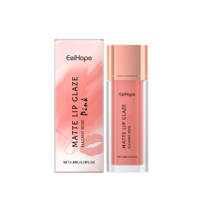 Eelhope Matte Mouth Red Lip Glaze Gentle Moisturizing Lip Care Natural Hydrating Color Makeup Portable Lip Glaze (Quantity: 1pc)